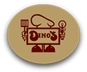 Dino's Pizza Whiting Logo